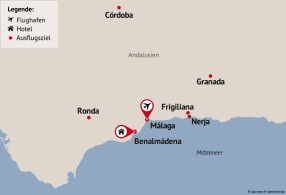 Reisezielkarte