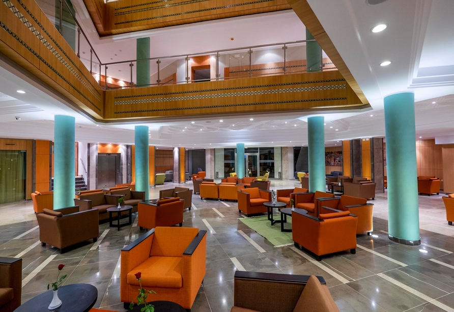 Das Hotel Bel Azur ist stilvoll eingerichtet.