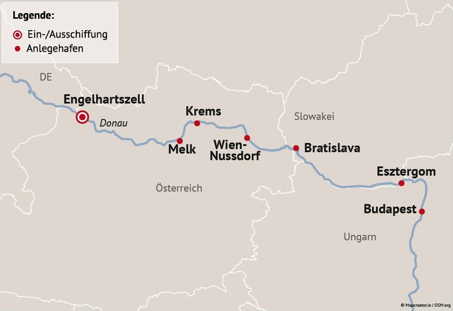 Ihre Reiseroute