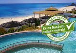 Ihr Urlaubshotel befindet sich in wunderschöner Lage am Strand.