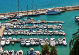 Der schöne Hafen von Yasmine Hammamet lädt zum Schlendern ein.