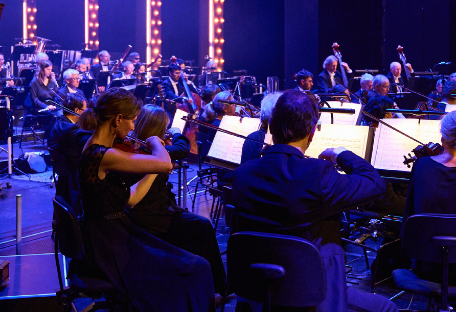 Lassen Sie sich in der Staatsoperette Dresden von bewegender Musik mitreißen. 