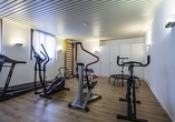 Im Fitnessraum des Hotels haben Sie die Möglichkeit zur sportlichen Betätigung.