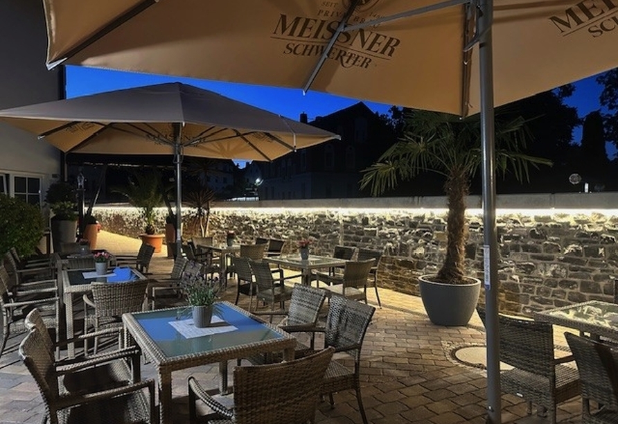 Terrasse des Hotels