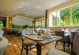 Freuen Sie sich auf kulinarische Highlights im Restaurant des Parkhotels Maasberg.