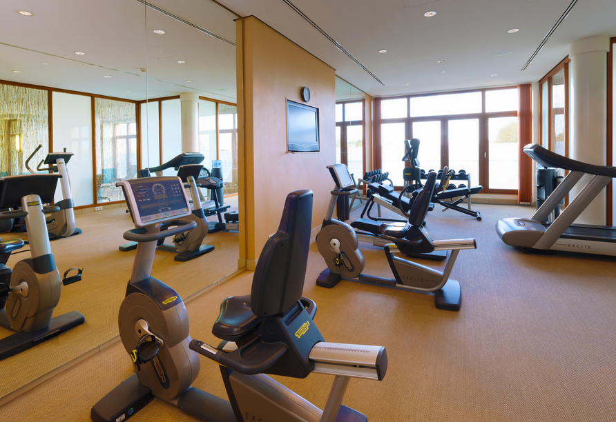 Fitnessraum im ATLANTIC Hotel Wilhelmshaven