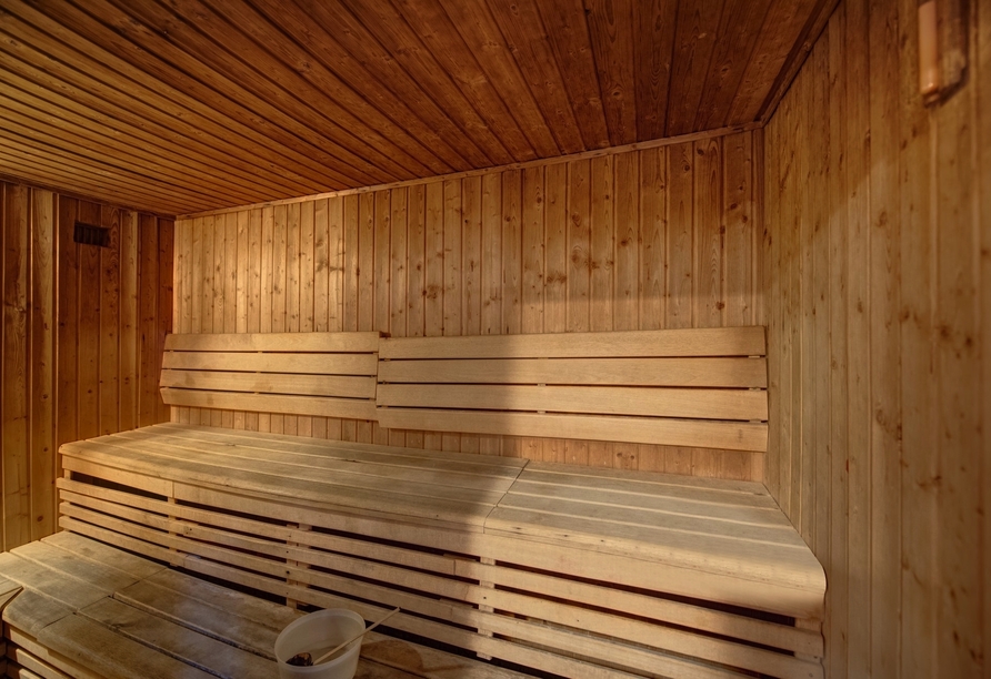 Entspannen Sie in der hoteleigenen Sauna.