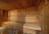 Entspannen Sie in der hoteleigenen Sauna.