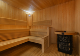 Entspannen Sie ein wenig in der hoteleigenen Sauna.