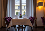 Genießen Sie die kulinarischen Köstlichkeiten, die Ihr Hotel zu bieten hat.