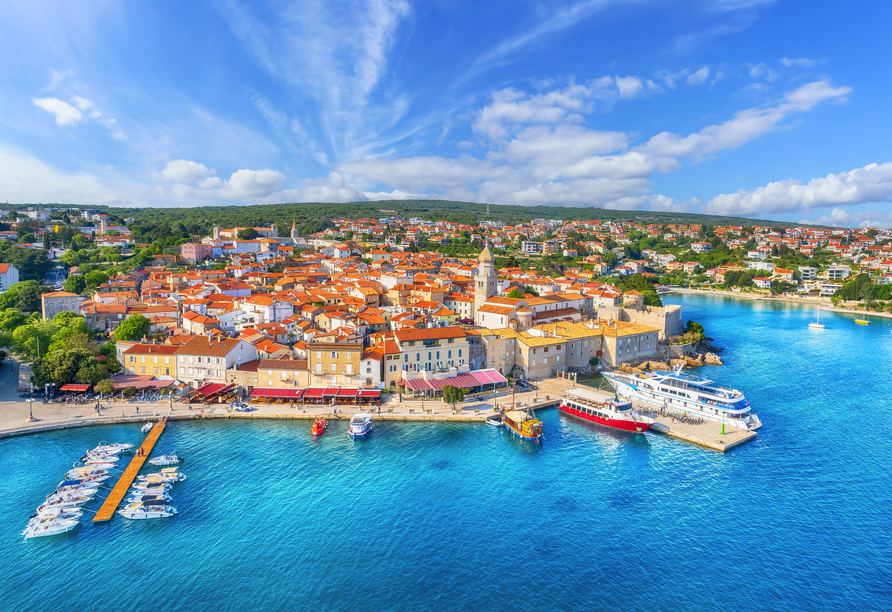 Die Stadt Krk ist einer der ältesten Orte an der Adria.