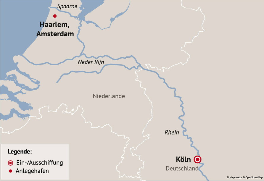 Ihre Reiseroute