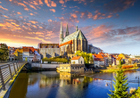 Görlitz begrüßt Sie direkt an der Neiße.