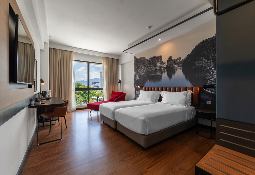 Beispiel eines Doppelzimmers im Travelodge Ipoh in Ipoh