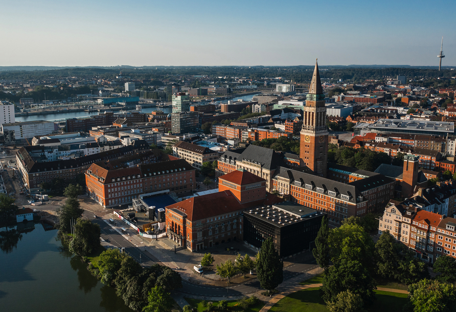 In Kiel beginnt und endet Ihre Kreuzfahrt.
