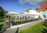 Außenansicht der Terrasse.