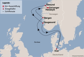 Ihre Reiseroute