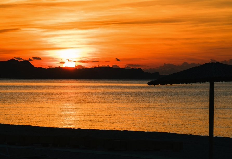 Freuen Sie sich auf atemberaubende Sonnenuntergänge!