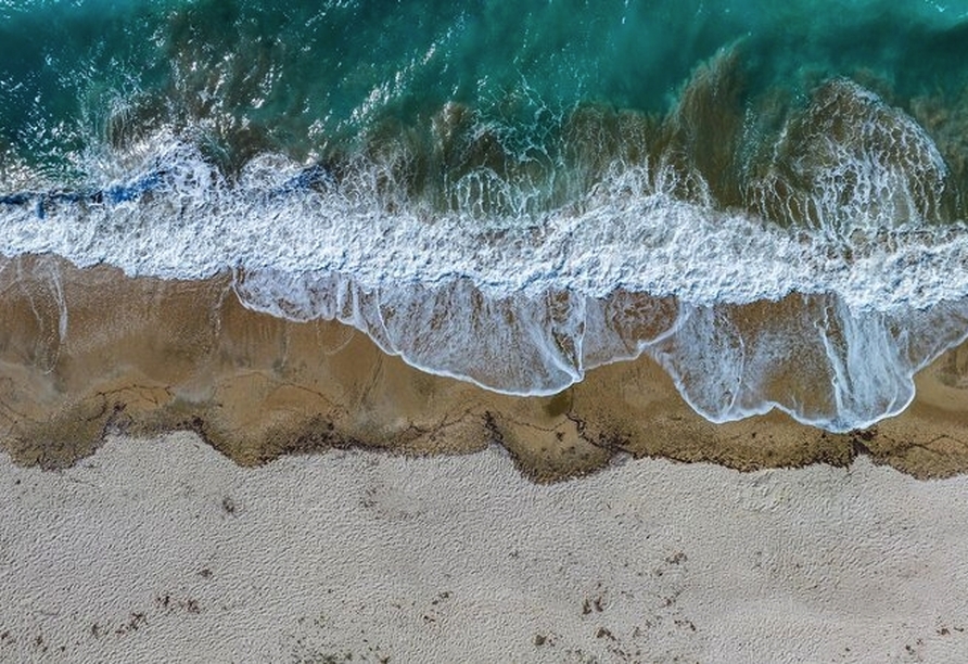 Freuen Sie sich auf einen Urlaub voller Sonne, Strand und Meer!