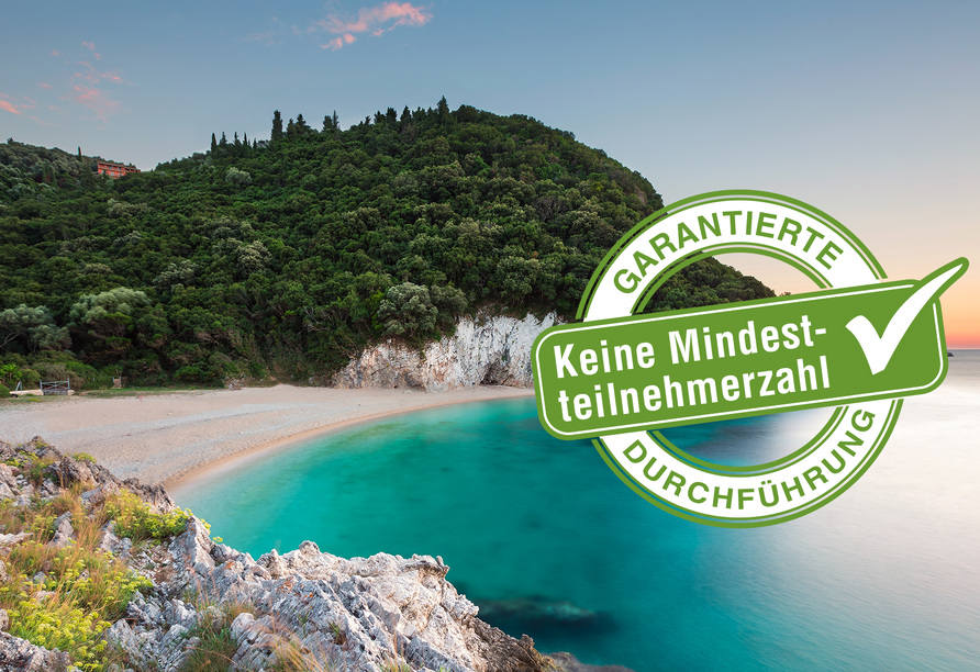 Korfu begrüßt Sie ganz herzlich zu Ihrem Traumurlaub.