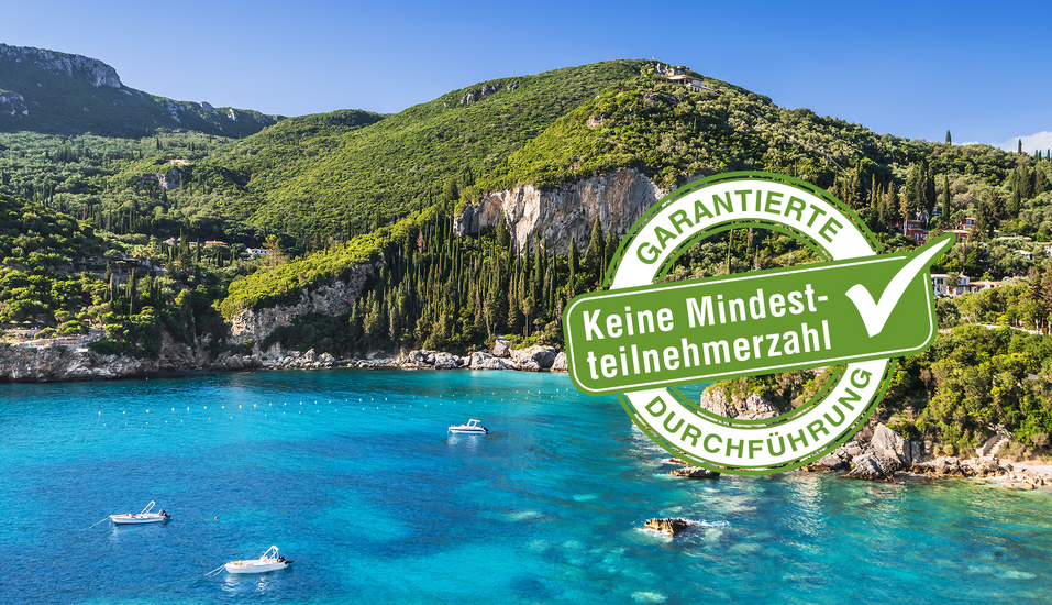 Ihr einzigartiger Korfu Urlaub mit Ausflug nach Albanien wartet bereits auf Sie!