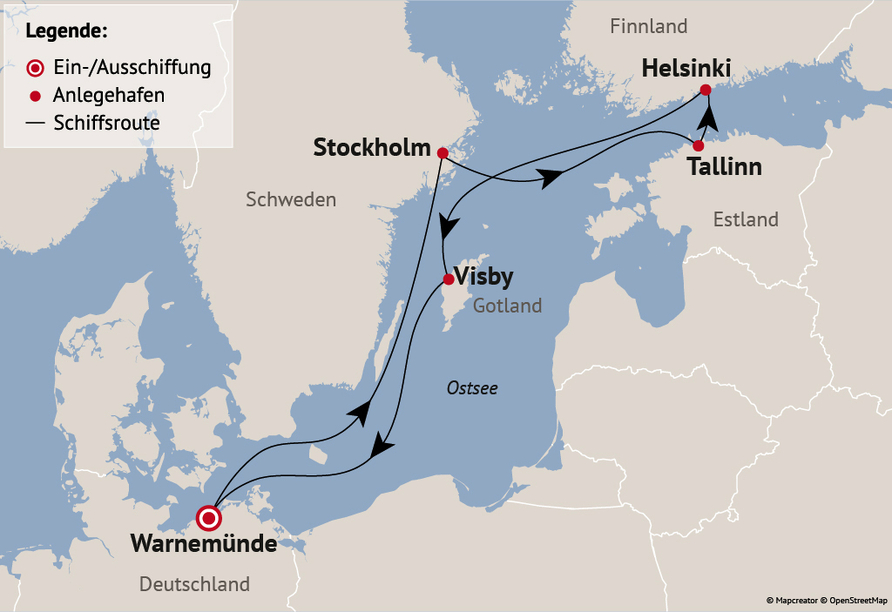 Ihre Reiseroute am 25.07.26.