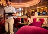 Das Frensh Kiss Bar & Bistro lädt auch im Theatrium an Bord zum Schlemmen ein.