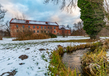 Die Burg Storkow im Winter