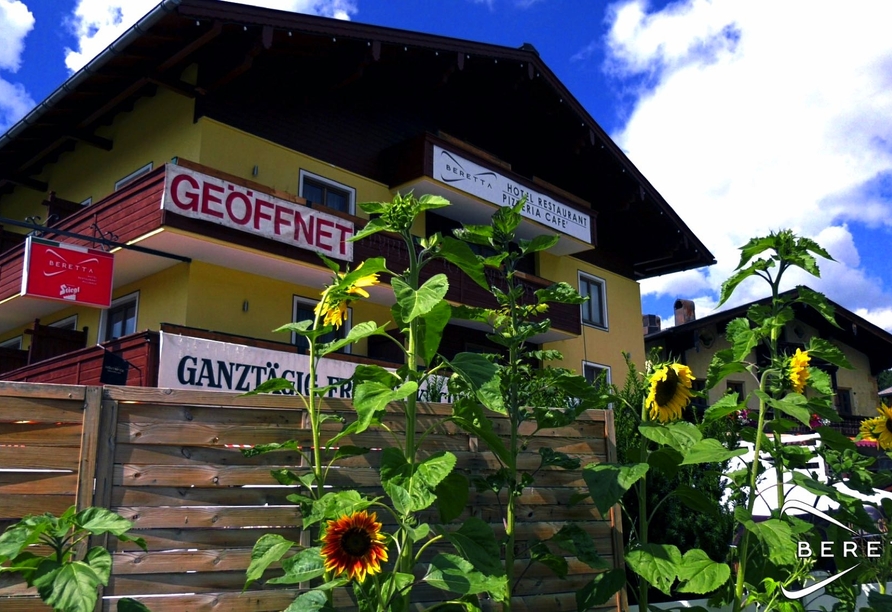 Außenansicht des Hotels Beretta
