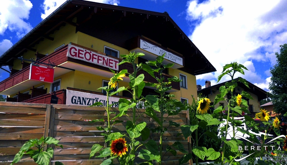 Außenansicht des Hotels Beretta