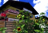 Außenansicht des Hotels Beretta