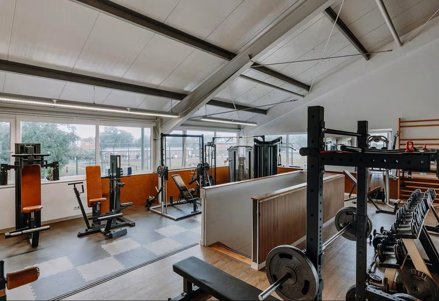 Auch im Indoor-Fitnessbereich können Sie sich auspowern.