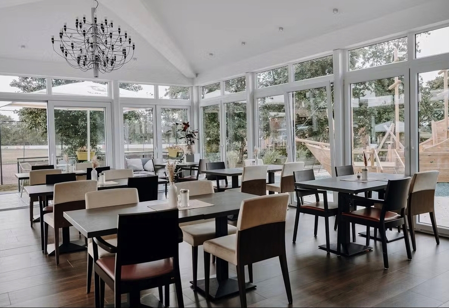 Lassen Sie sich im Restaurant des Hotels kulinarisch verwöhnen.