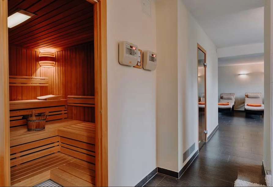 Entspannen Sie in der Sauna des Hotels Bloemfontein.