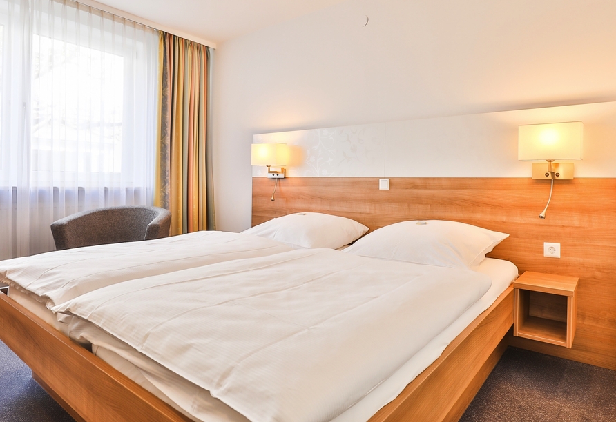 Beispiel eines Doppelzimmers im Hotel-Gasthaus Krone