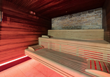 Entspannen Sie in der Sauna Ihres Hotels.