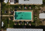 Luftansicht des Hotels