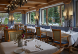 Im Restaurant des Hotels werden Sie während Ihres Aufenthalts kulinarisch verwöhnt.