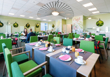 Frühstücksraum im Hotel am Zoo