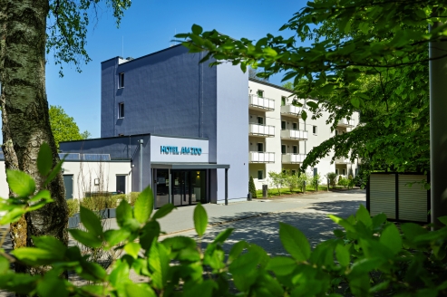 Außenansicht vom Hotel am Zoo