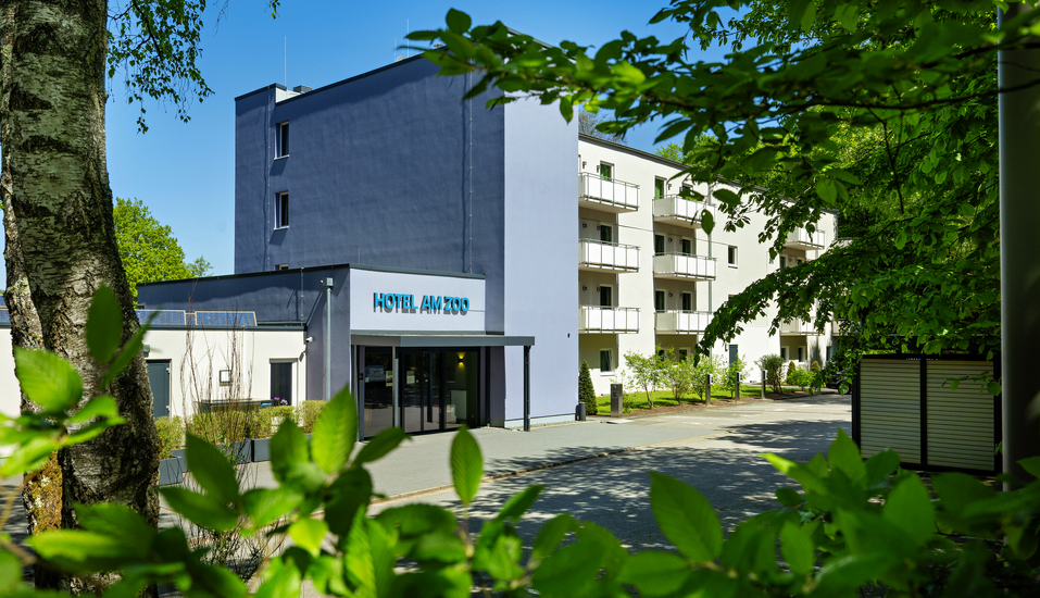 Außenansicht vom Hotel am Zoo