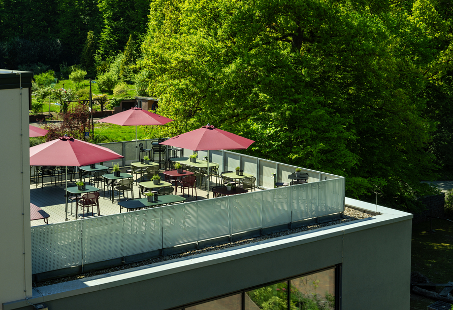 Terrasse vom Hotel am Zoo