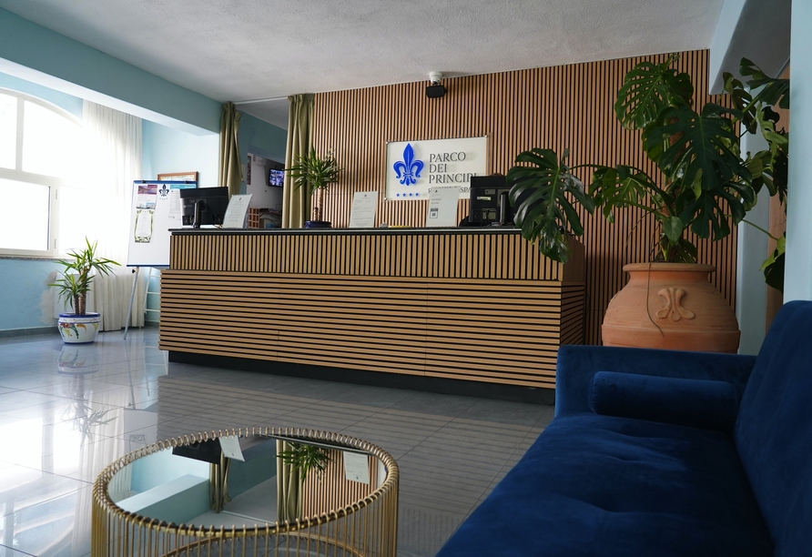 Lobby des Hotels