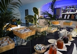 Mit einem ausgewogenen Frühstücksbuffet starten Sie gut gestärkt in den Tag.