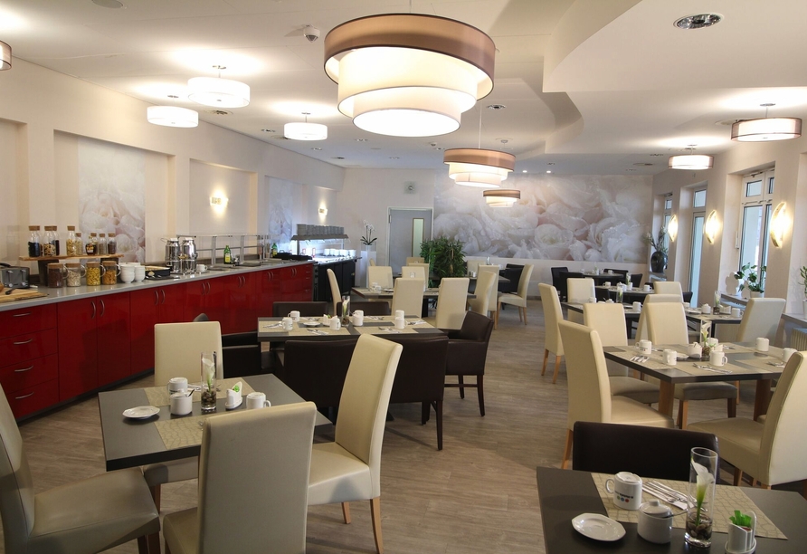 Im Restaurant des Hotels werden Sie kulinarisch verwöhnt.