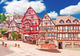 Lassen Sie sich von dem idyllischen Städtchen Miltenberg verzaubern.