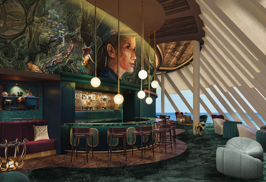 Captain's Bar an Bord der Mein Schiff Flow