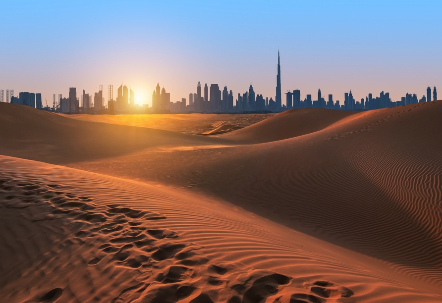 Traumhafte Skyline von Dubai