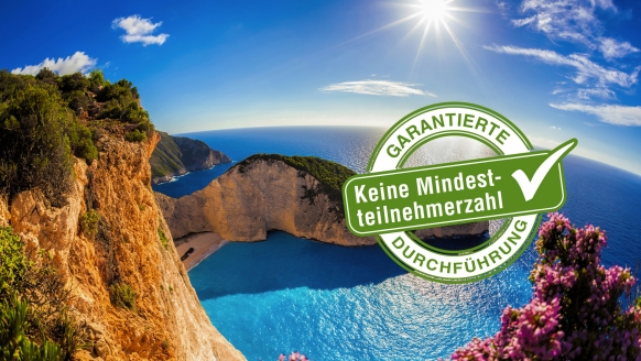 Freuen Sie sich auf einen unvergesslichen Urlaub auf Zakynthos mit der wunderschönen Schmugglerbucht.