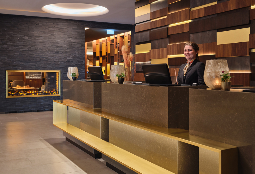Rezeption im Kranz Parkhotel in Siegburg